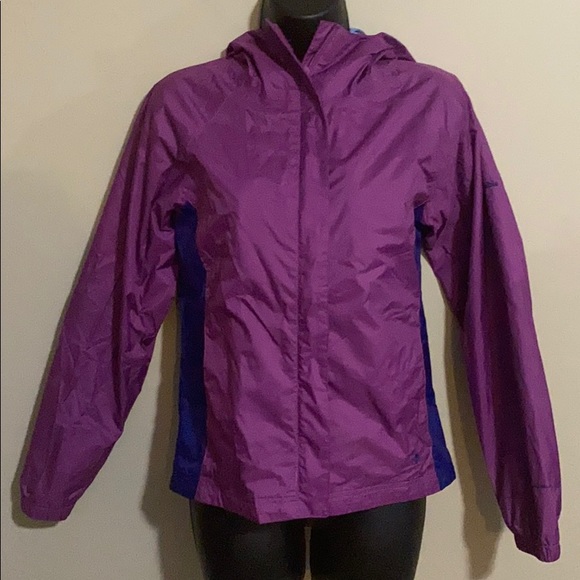 Girls Columbia Purple Windbreaker Size 14/16 - Picture 1 of 8